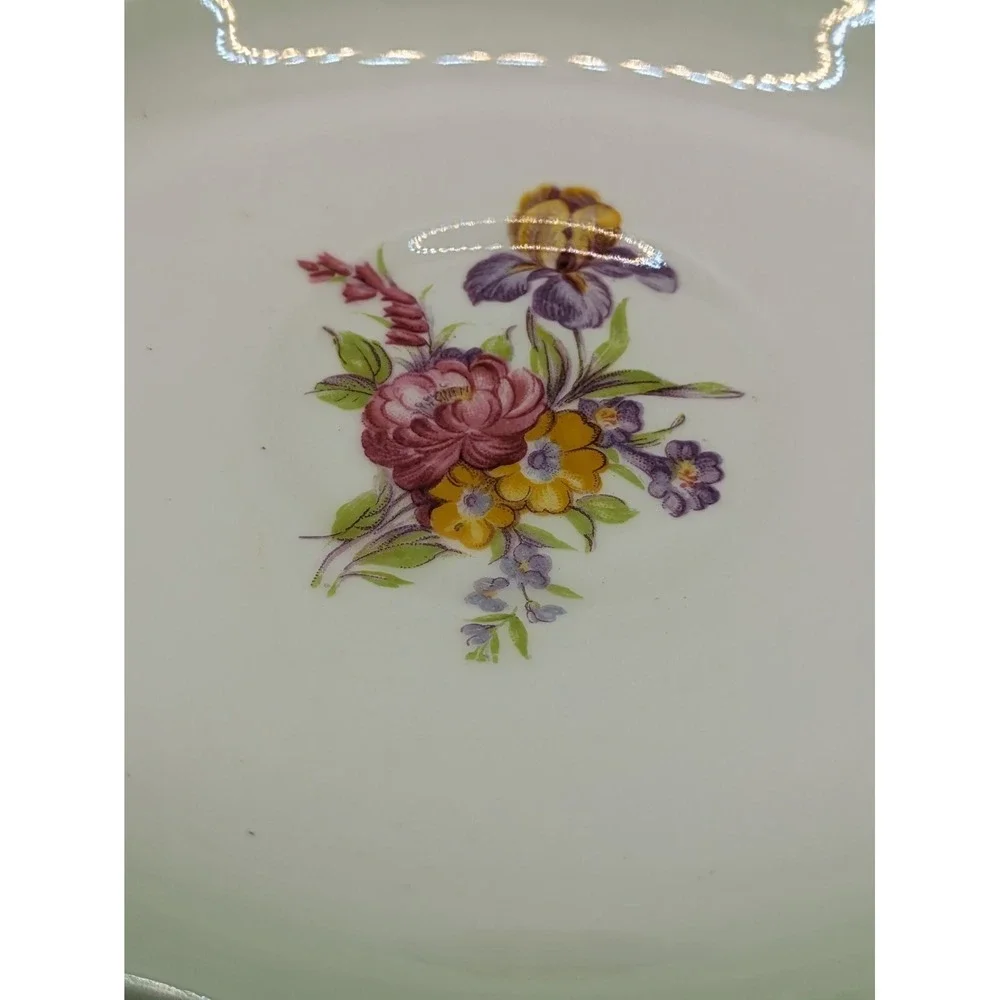 Royal Stafford England Tea‎ Cup And Saucer Mint Green White Floral Design